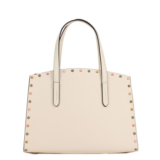 coach charlie carryall with crystal rivets