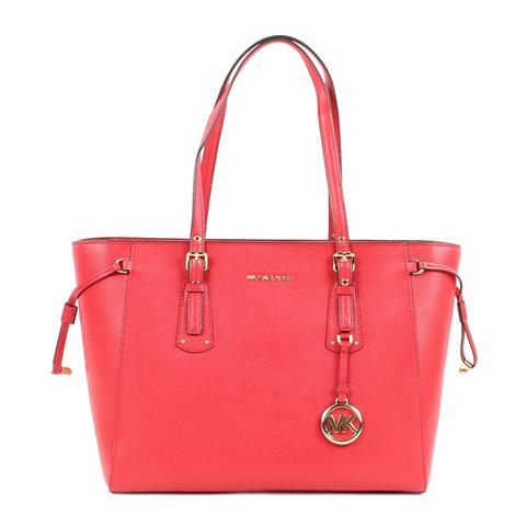 michael kors voyager medium leather tote