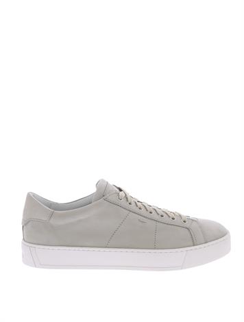 santoni nubuck low top sneaker