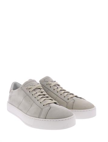 santoni nubuck low top sneaker