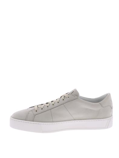 santoni nubuck low top sneaker