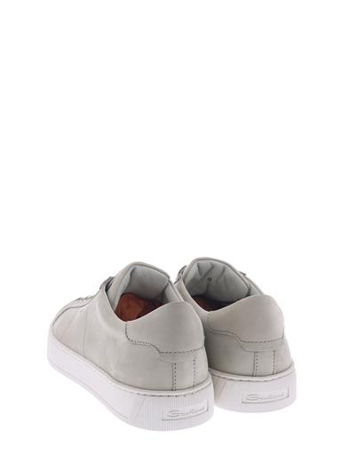santoni nubuck low top sneaker
