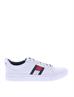 tommy hilfiger flag detail leather